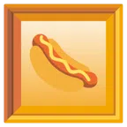 quadro incorniciato + hot dog