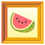 quadro incorniciato + anguria