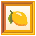 quadro incorniciato + limone