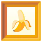 quadro incorniciato + banana