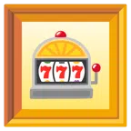 quadro incorniciato + slot machine