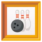quadro incorniciato + bowling