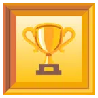 quadro incorniciato + coppa