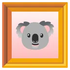 quadro incorniciato + koala
