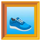 quadro incorniciato + scarpa sportiva