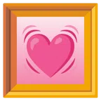 quadro incorniciato + cuore che batte