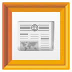 quadro incorniciato + quotidiano