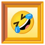 quadro incorniciato + ridere a crepapelle