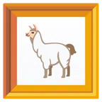 quadro incorniciato + lama