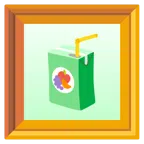quadro incorniciato + bevanda monodose