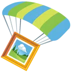 quadro incorniciato + paracadute
