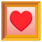 quadro incorniciato + cuori