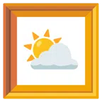 quadro incorniciato + sole coperto