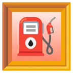 quadro incorniciato + stazione di servizio
