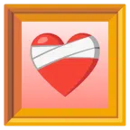 quadro incorniciato + cuore guarito