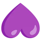 cara al revés + corazón morado