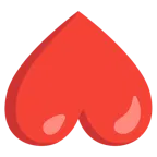 cara al revés + corazón rojo