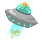 disco volante + banana