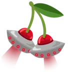 disco volante + ciliegie