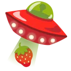 disco volante + fragola
