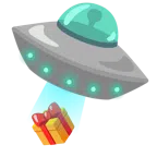 disco volante + regalo