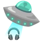 disco volante + cuffie