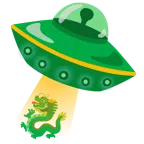disco volante + drago
