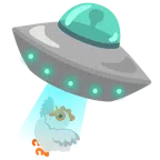 disco volante + gallina