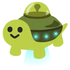 disco volante + tartaruga