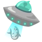 disco volante + squalo