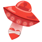 disco volante + cuore guarito