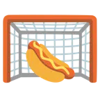 ゴールネット + ホットドッグ