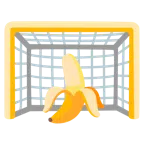 ゴールネット + バナナ
