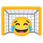 ゴールネット + 嬉し泣き