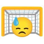 ゴールネット + 冷や汗