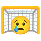 ゴールネット + 泣き顔
