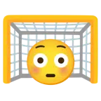 ゴールネット + 赤面