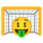 ゴールネット + お金の顔
