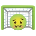 ゴールネット + 吐き気を催している顔