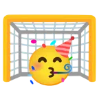 ゴールネット + パーティーの顔