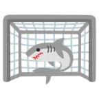 ゴールネット + サメ
