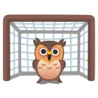 ゴールネット + フクロウ