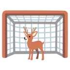 ゴールネット + シカ