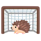 ゴールネット + ハリネズミ