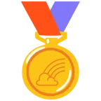 medaglia d’oro + arcobaleno