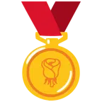 medaglia d’oro + rosa