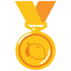 medaglia d’oro + limone