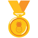 medaglia d’oro + ananas