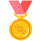 medaglia d’oro + caramella