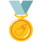 medaglia d’oro + biberon